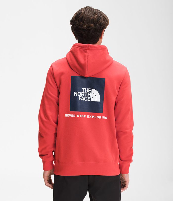 Sudadera Con Capucha The North Face Hombre Rojas Box Nse Pullover 98072ZFQX